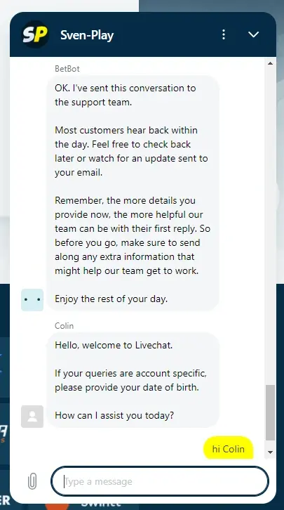 SvenPlay använder sig av Chat AI för kundsupport